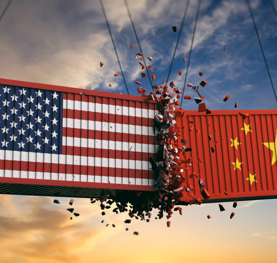 Usa,And,China,Trade,War.,Us,Of,America,And,Chinese