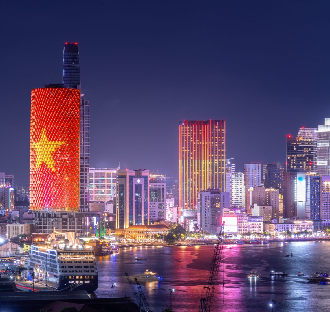 Aerial,View,Of,Ho,Chi,Minh,City,Skyline,And,Skyscrapers