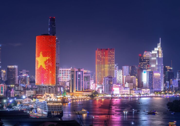 Aerial,View,Of,Ho,Chi,Minh,City,Skyline,And,Skyscrapers