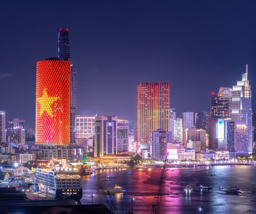 Aerial,View,Of,Ho,Chi,Minh,City,Skyline,And,Skyscrapers