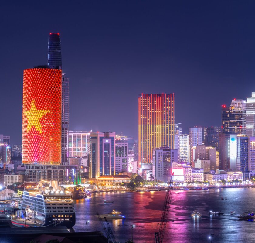 Aerial,View,Of,Ho,Chi,Minh,City,Skyline,And,Skyscrapers